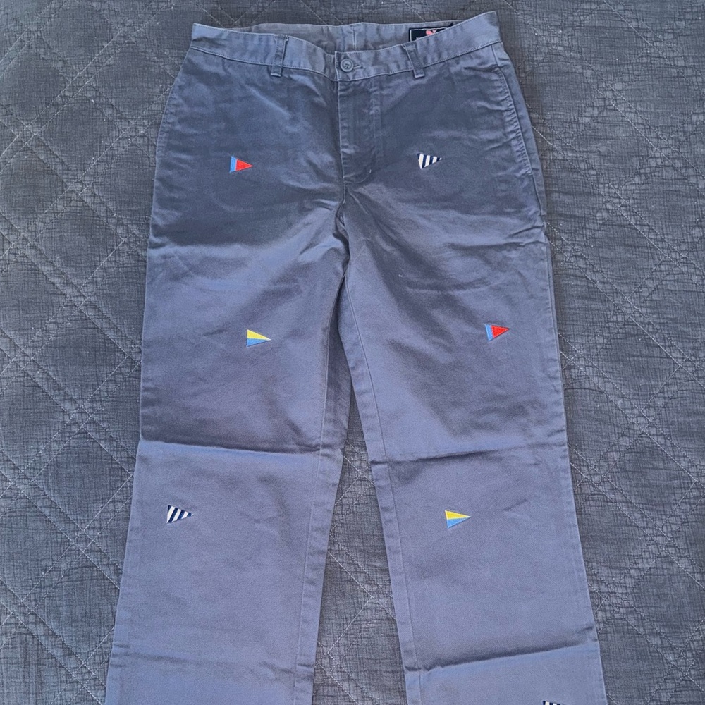 Vineyard Vines Nautical Flags Pants Size 32x34 Straight Fit